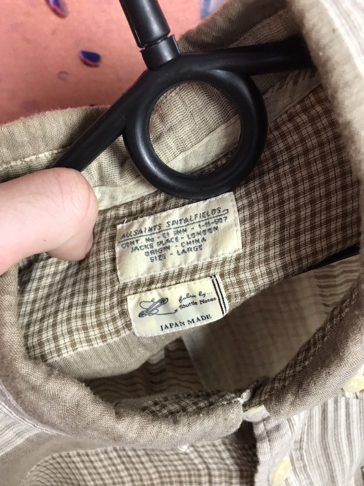 Allsaints Allsaints Japan Made streetwear luxury shirt Size US M / EU 48-50 / 2 - 3 Thumbnail
