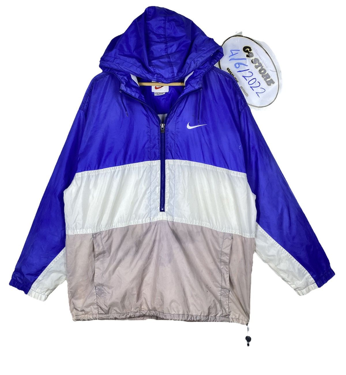 Nike OFFER 🔥 Vintage 90s Nike Mini Swoosh Hoodie Sweater Jacket Size US M / EU 48-50 / 2 - 1 Thumbnail