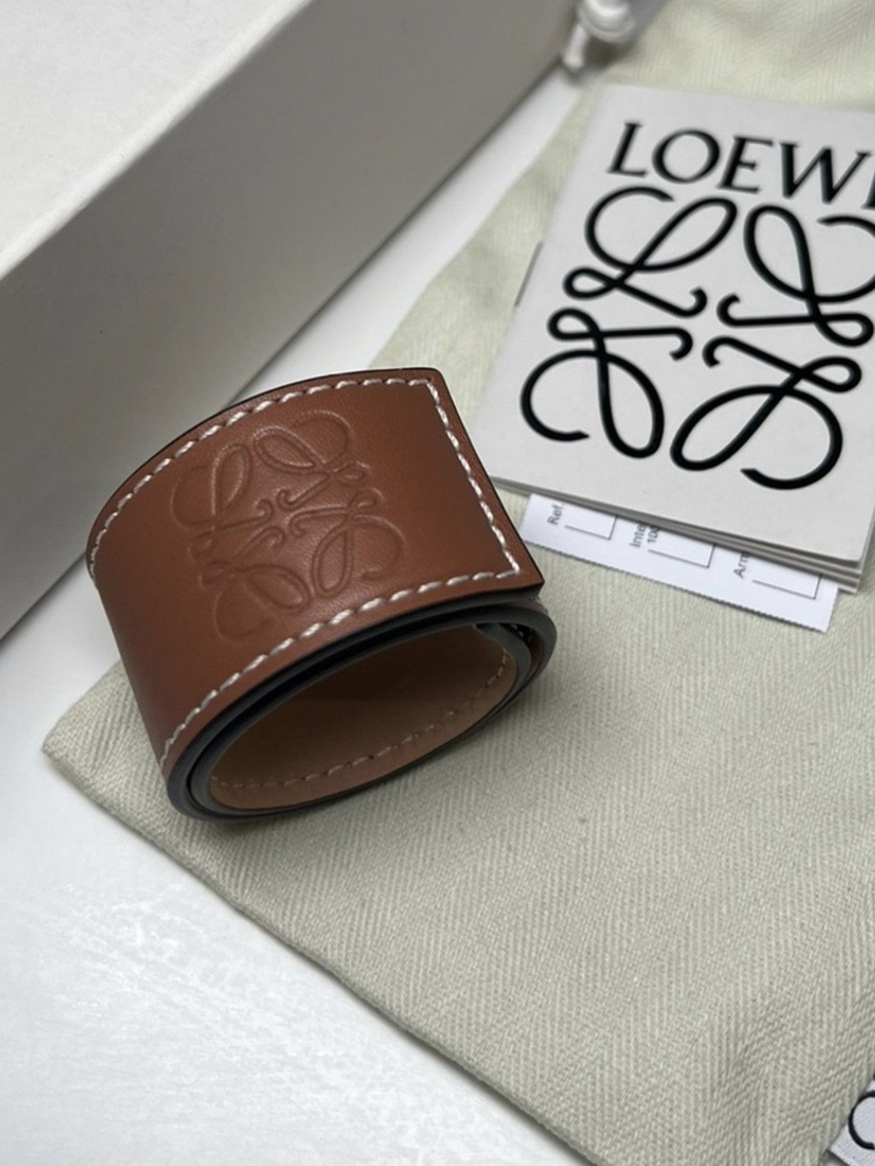 Loewe LOEWE Slap Bracelet in Calfskin Size ONE SIZE - 2 Thumbnail