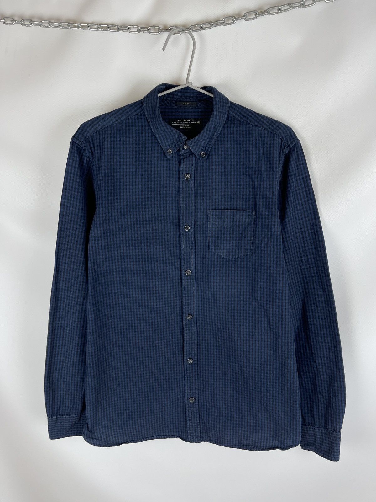 Allsaints Allsaints Sakamoto long sleeve shirt checkered flannel Size US S / EU 44-46 / 1 - 1 Thumbnail