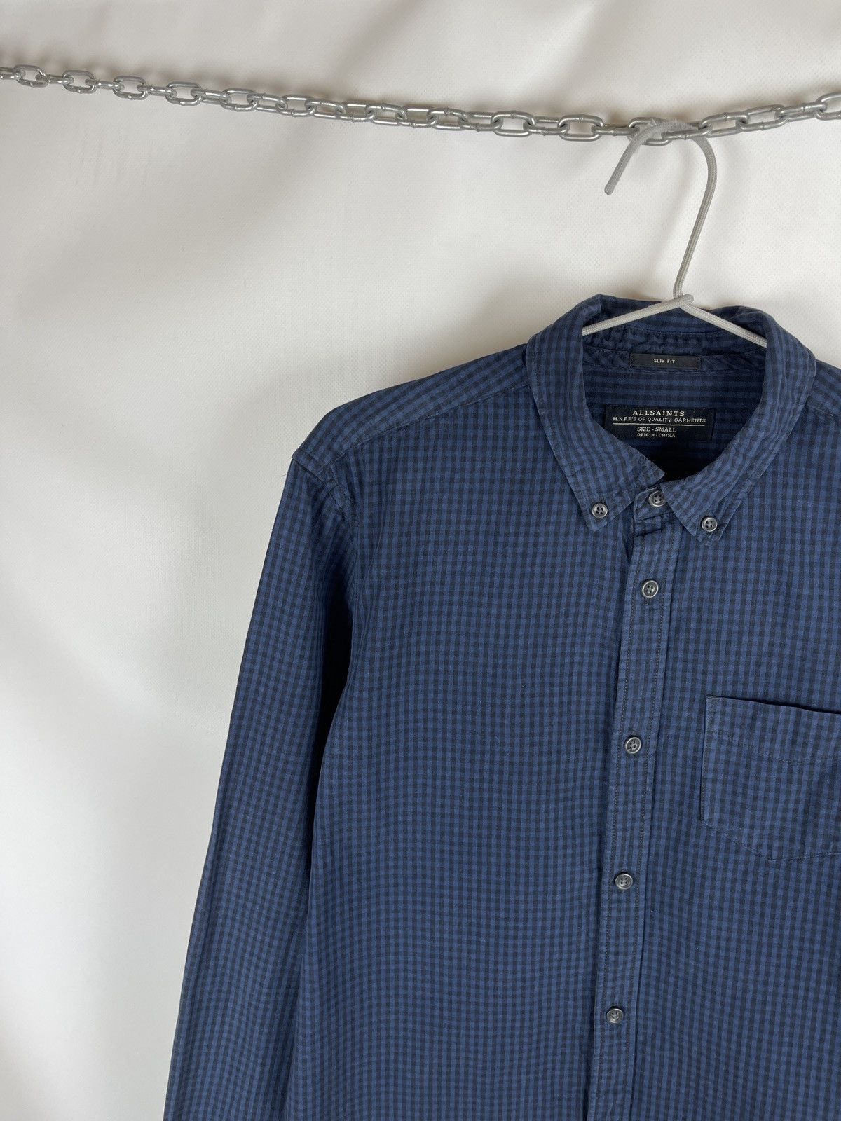 Allsaints Allsaints Sakamoto long sleeve shirt checkered flannel Size US S / EU 44-46 / 1 - 2 Thumbnail