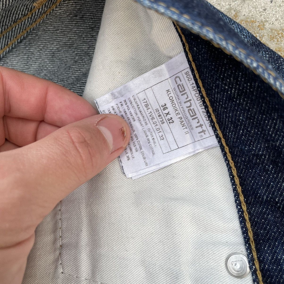 Carhartt × Vintage Vintage Carhartt Jeans W36xL32 Work Wear Streetwear Pants Size US 36 / EU 52 - 13 Thumbnail