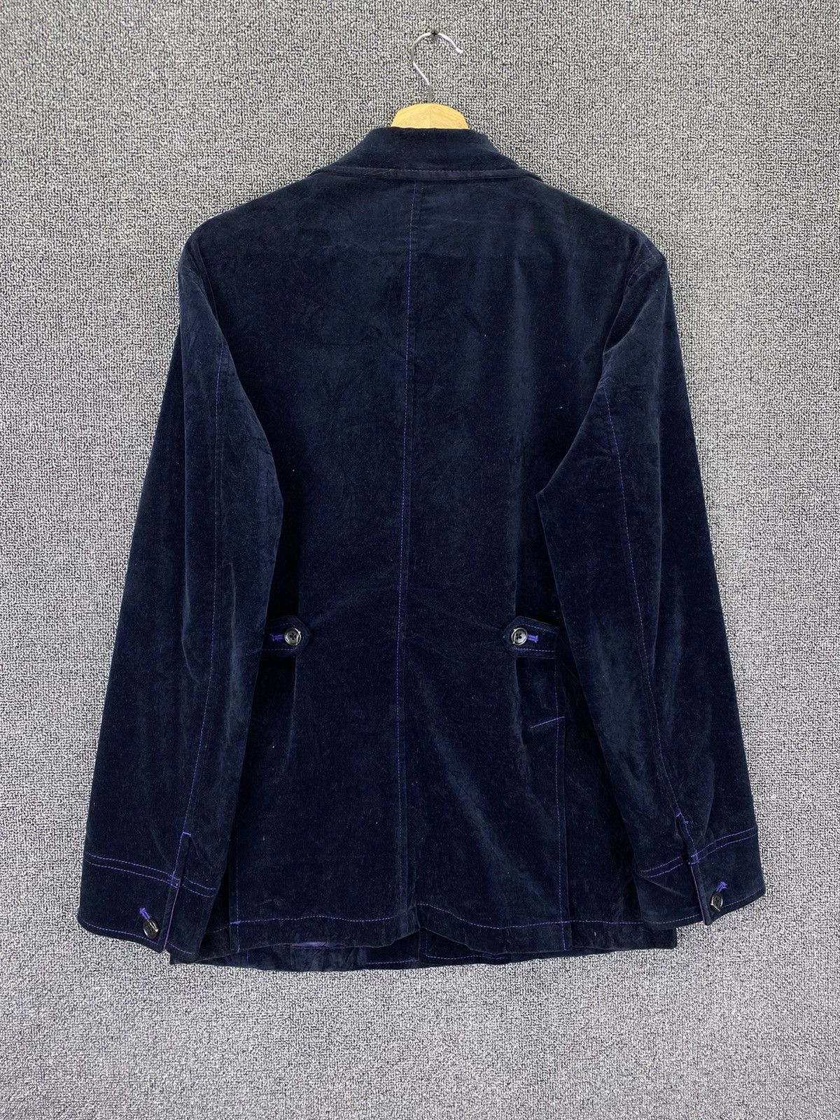 Takeo Kikuchi Vintage Takeo Kikuchi Designer Velvet Blazer Coats Jacket Size XS / US 0-2 / IT 36-38 - 10 Thumbnail