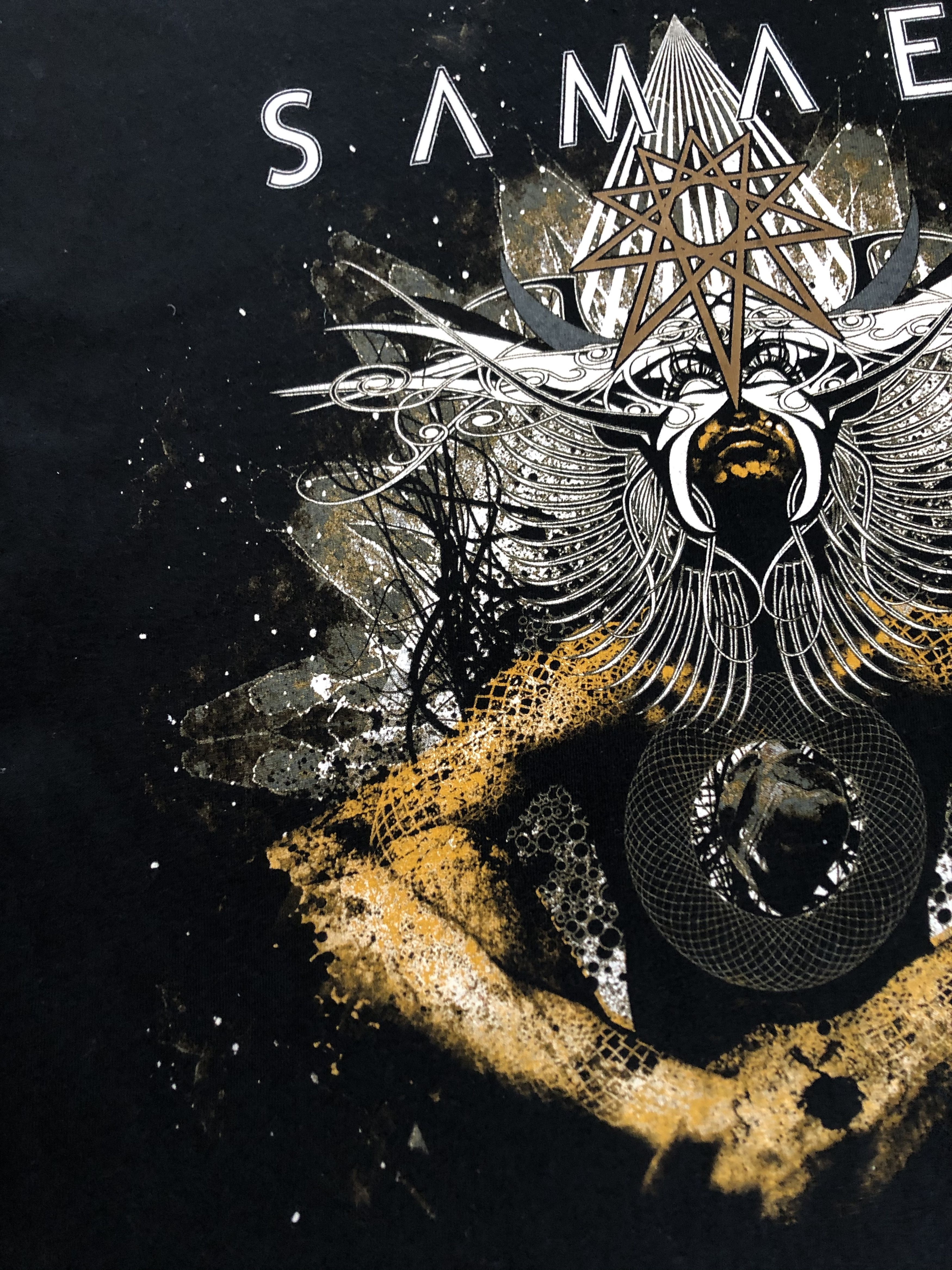 Band Tees SAMAEL European Black Metal Tour Tee Shirt Y2K Rare Hype Size US L / EU 52-54 / 3 - 9 Thumbnail