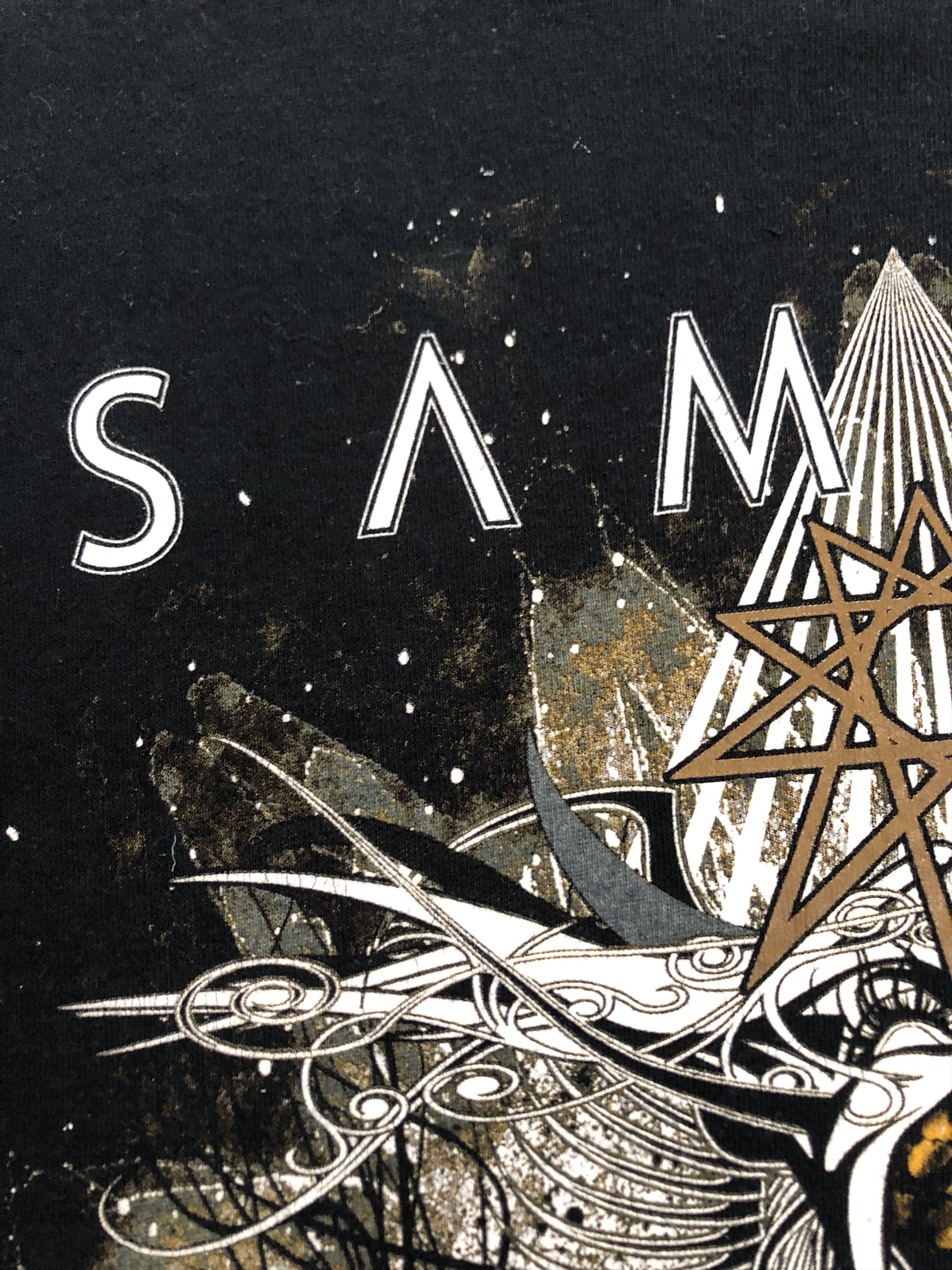 Band Tees SAMAEL European Black Metal Tour Tee Shirt Y2K Rare Hype Size US L / EU 52-54 / 3 - 7 Thumbnail