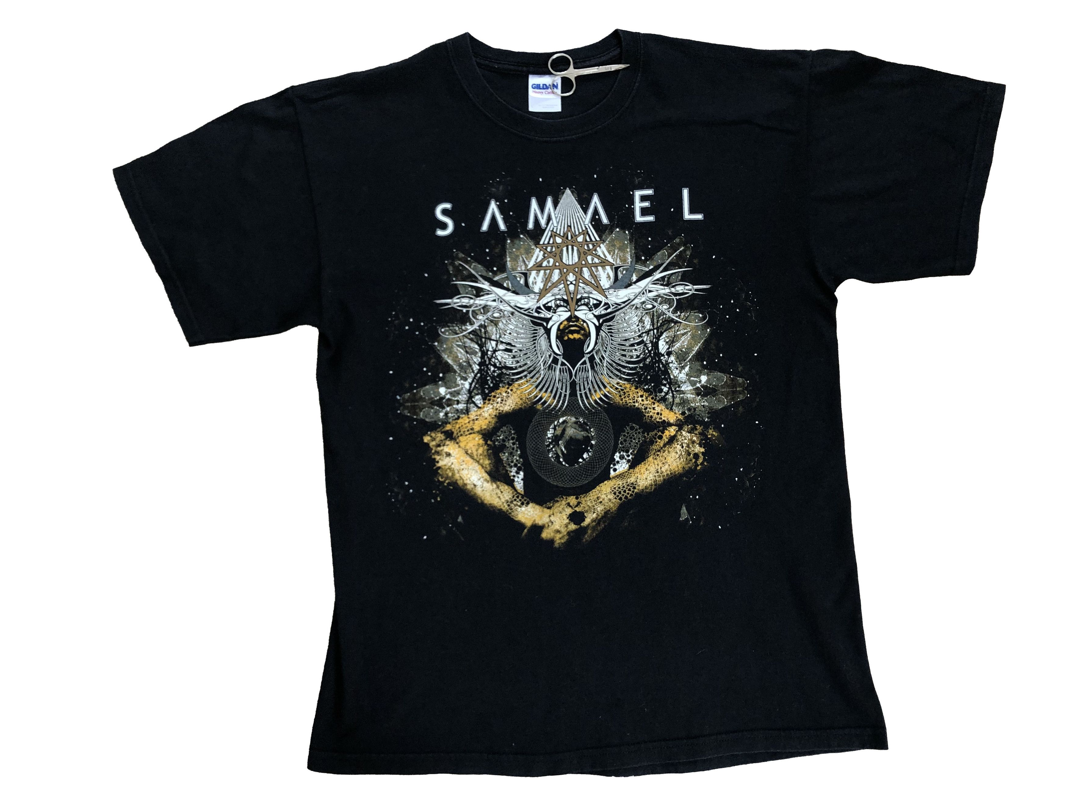 Band Tees SAMAEL European Black Metal Tour Tee Shirt Y2K Rare Hype Size US L / EU 52-54 / 3 - 1 Thumbnail
