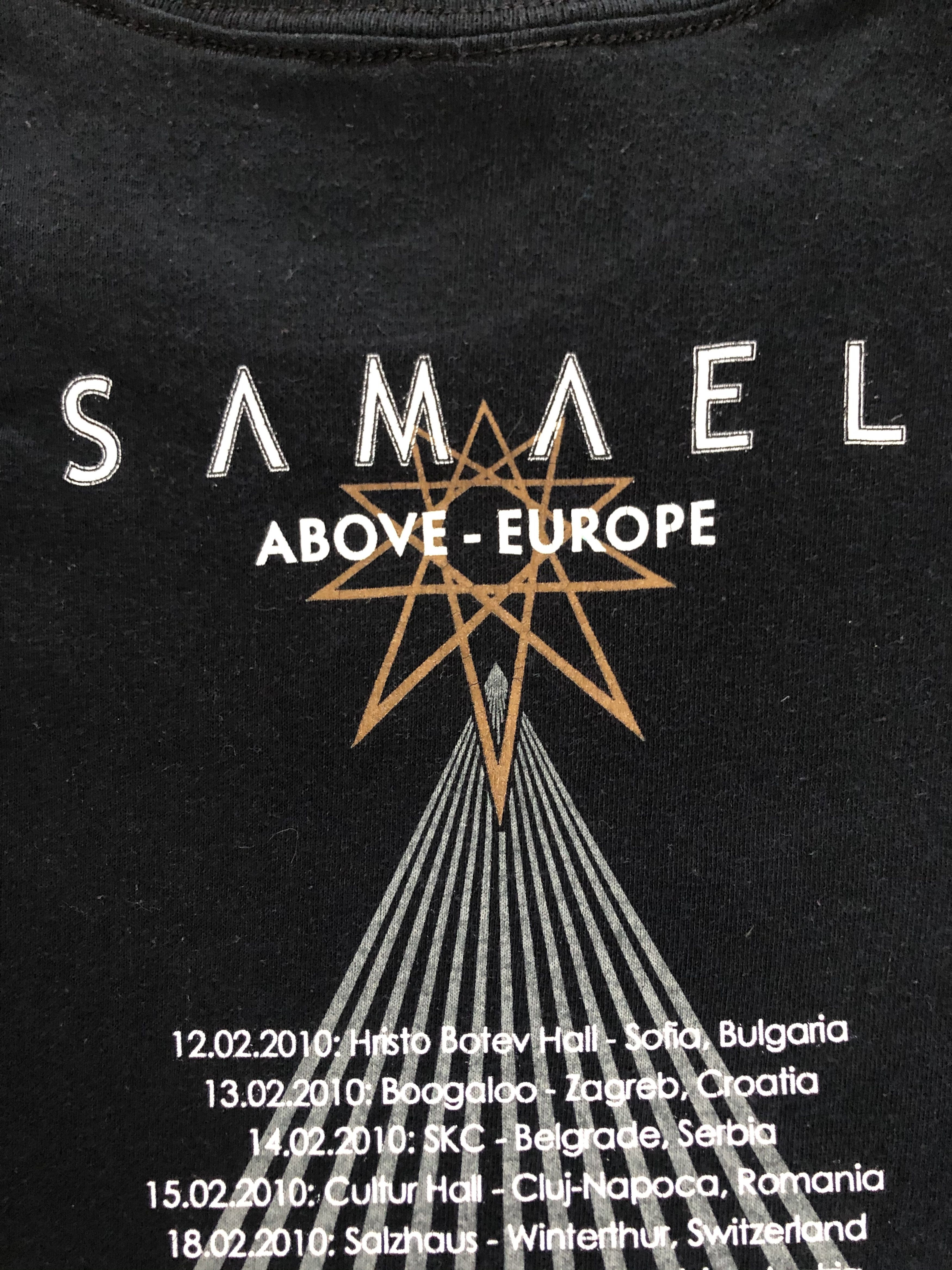 Band Tees SAMAEL European Black Metal Tour Tee Shirt Y2K Rare Hype Size US L / EU 52-54 / 3 - 12 Thumbnail