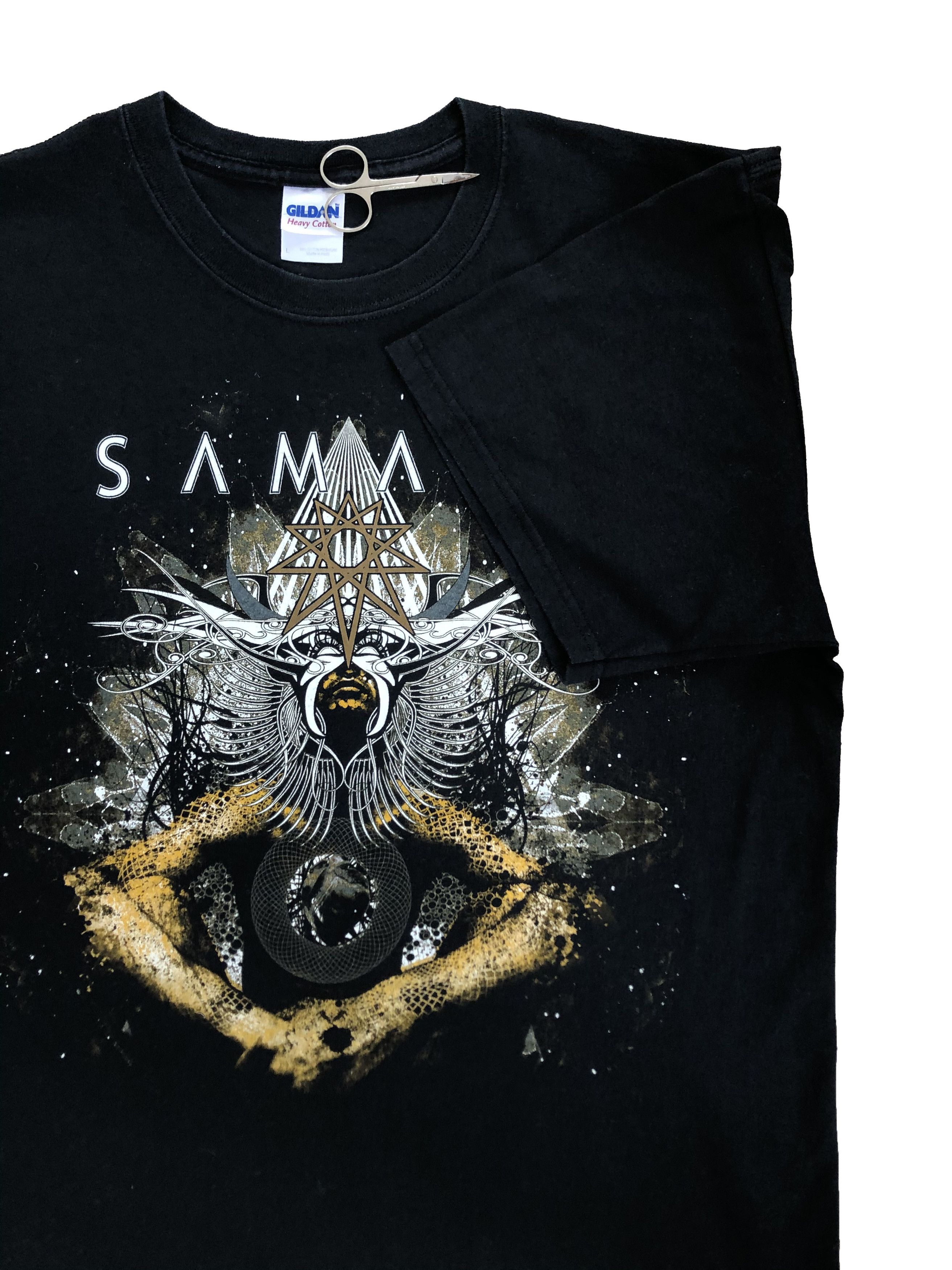 Band Tees SAMAEL European Black Metal Tour Tee Shirt Y2K Rare Hype Size US L / EU 52-54 / 3 - 2 Thumbnail