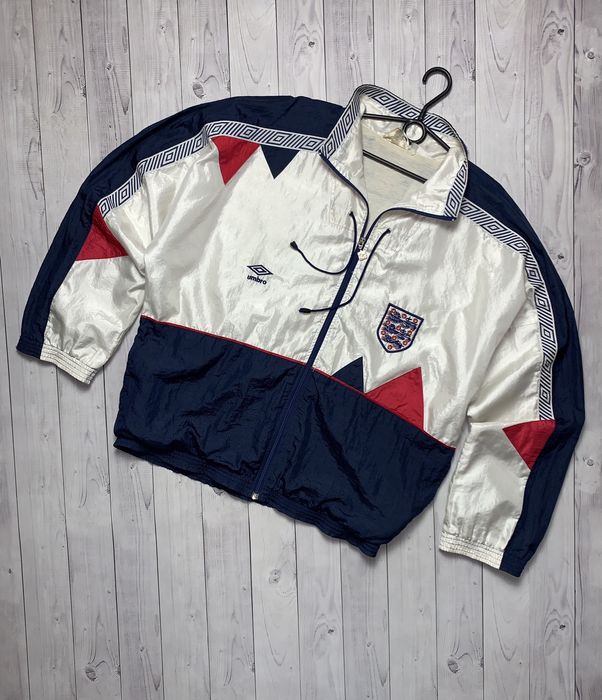 Vintage Vintage Umbro England soccer track jacket rare size XL