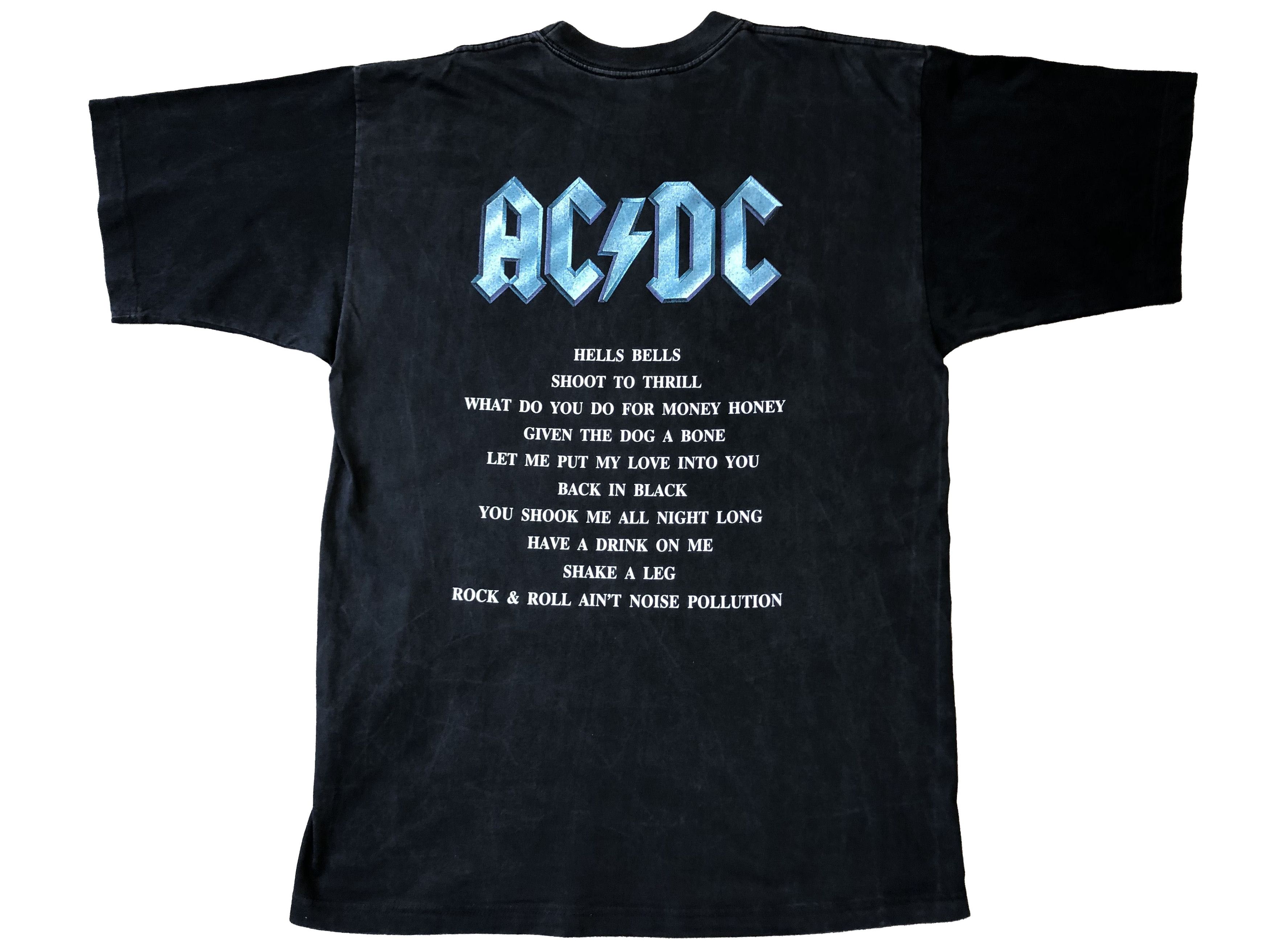 AC/DC × Band Tees × Vintage AC/DC Vintage Band Tee 1996 Shirt Y2K Hype Drill Rare Size US XL / EU 56 / 4 - 9 Thumbnail