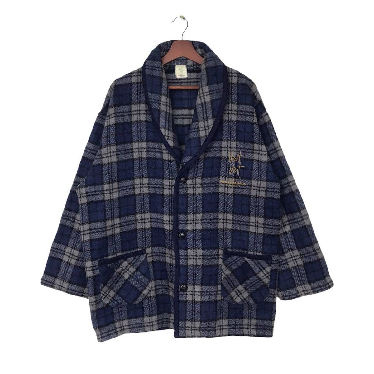Pierre Balmain Vintage pierre balmain paris plaid coat xlarge Size US XL / EU 56 / 4 - 1 Thumbnail