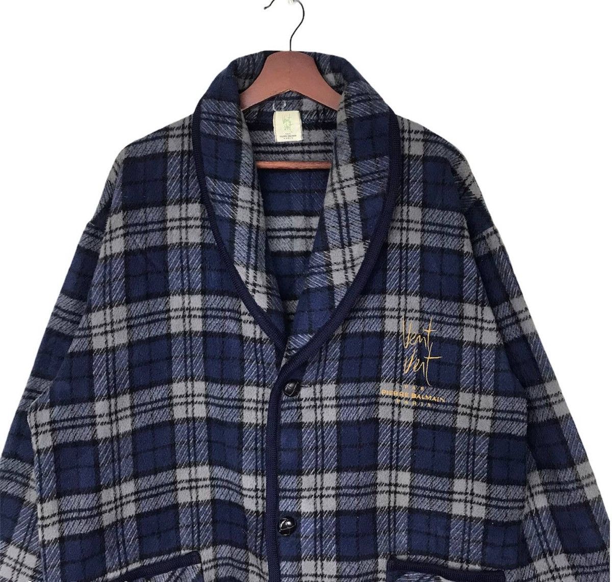 Pierre Balmain Vintage pierre balmain paris plaid coat xlarge Size US XL / EU 56 / 4 - 4 Thumbnail