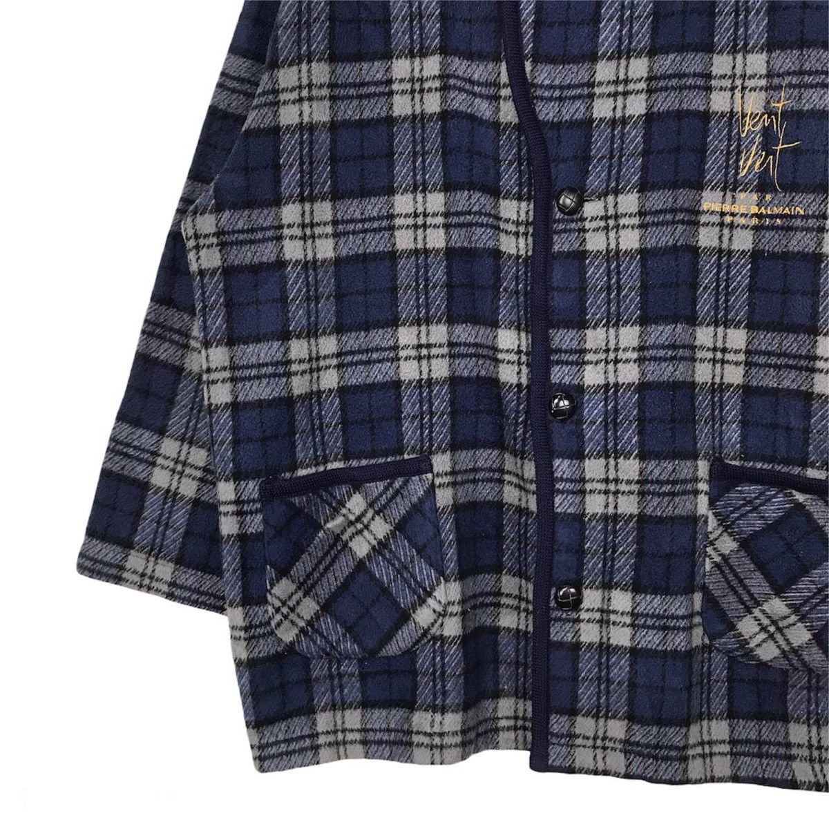 Pierre Balmain Vintage pierre balmain paris plaid coat xlarge Size US XL / EU 56 / 4 - 2 Thumbnail