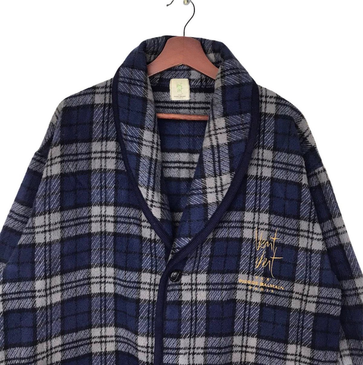 Pierre Balmain Vintage pierre balmain paris plaid coat xlarge Size US XL / EU 56 / 4 - 5 Thumbnail