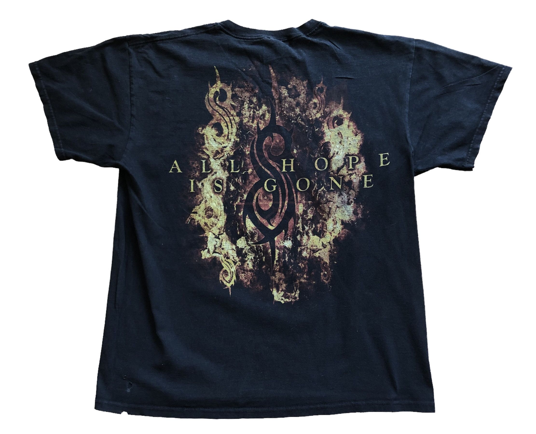 Band Tees × Slipknot × Vintage Slipknot All Hope Is Gone 2009 Tour Band Tee Shirt Rare Size US L / EU 52-54 / 3 - 1 Thumbnail