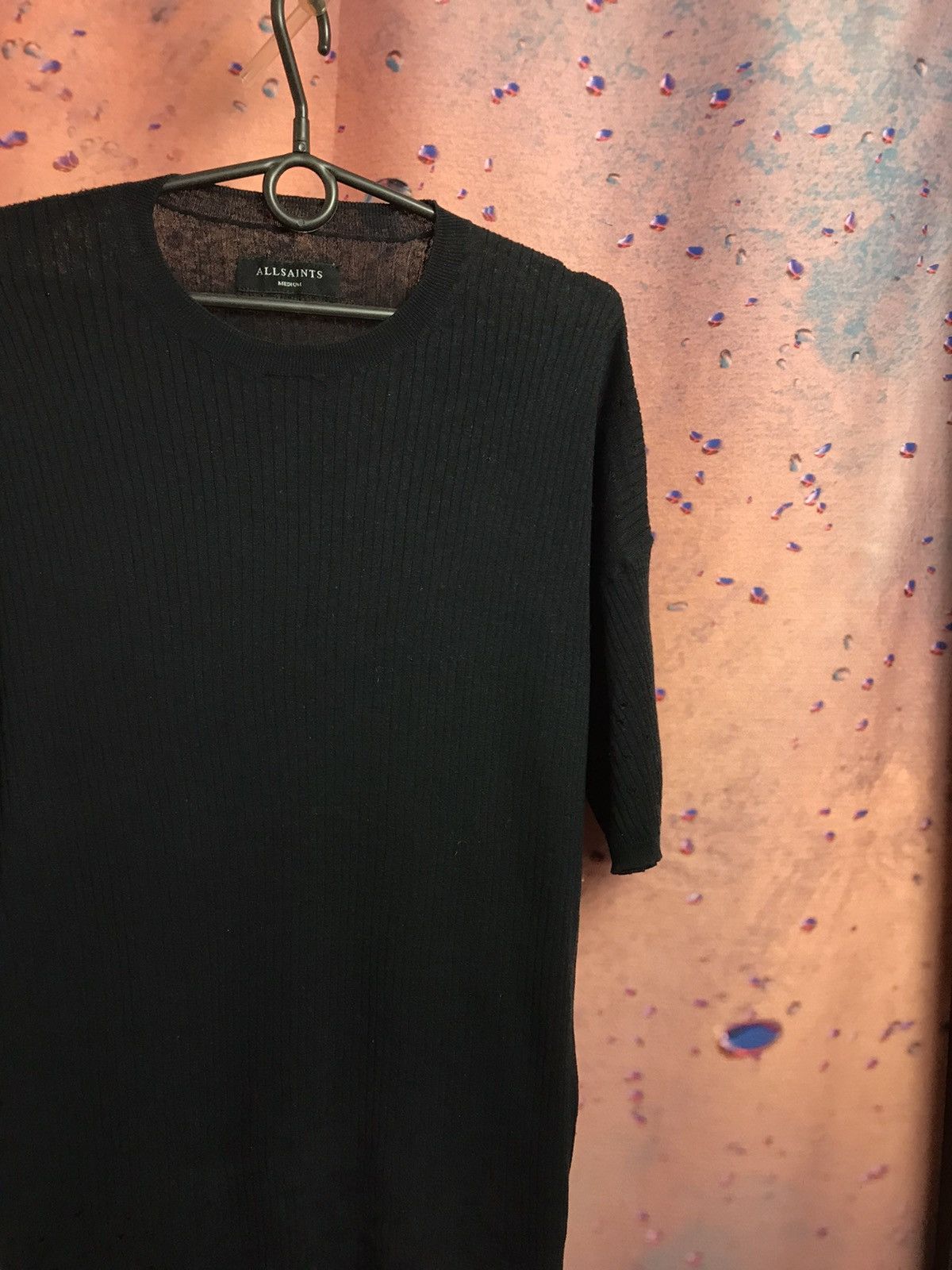 Allsaints Allsaints luxury distressed streetwear linen tee Size US M / EU 48-50 / 2 - 1 Thumbnail