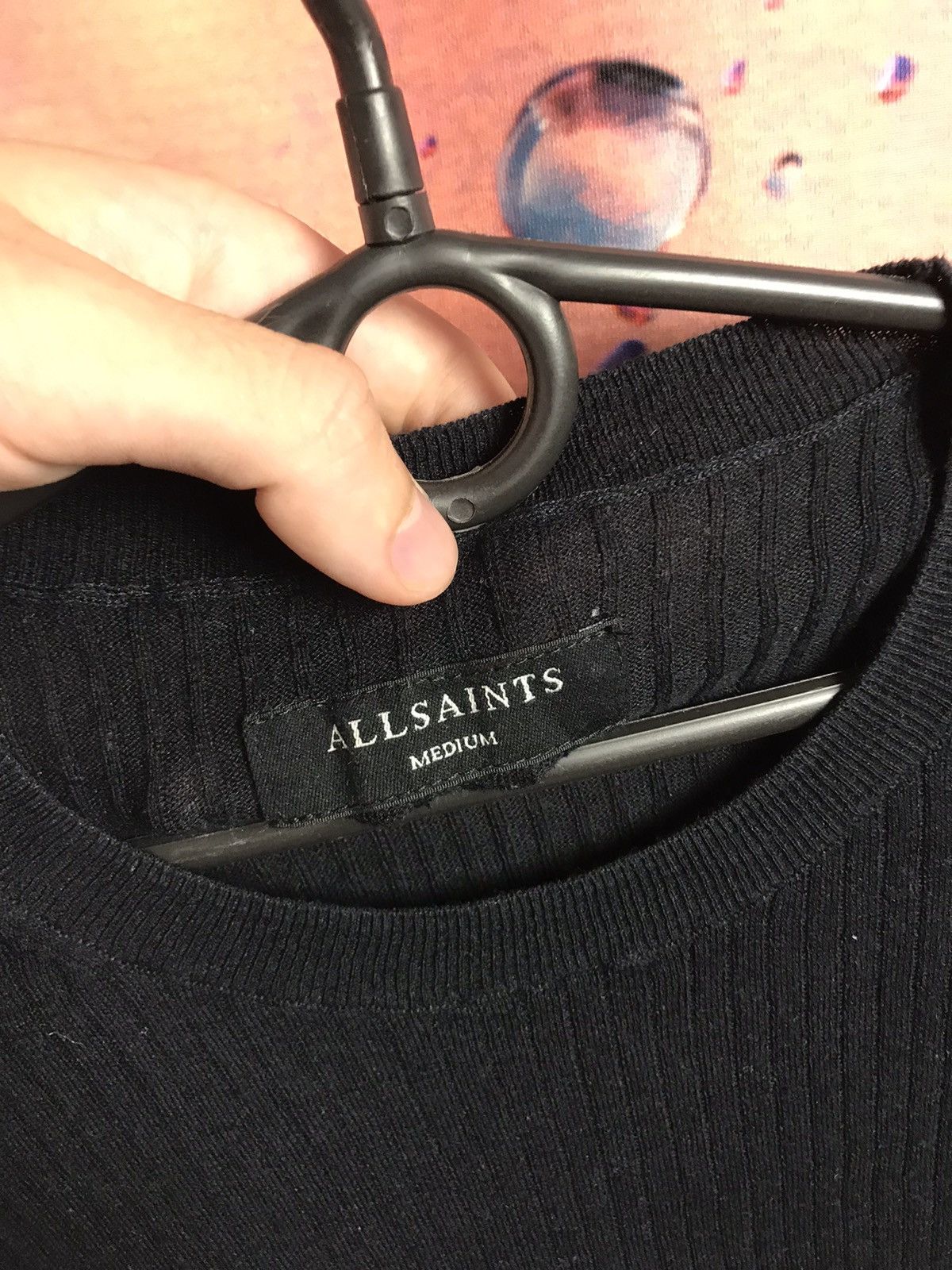 Allsaints Allsaints luxury distressed streetwear linen tee Size US M / EU 48-50 / 2 - 3 Thumbnail
