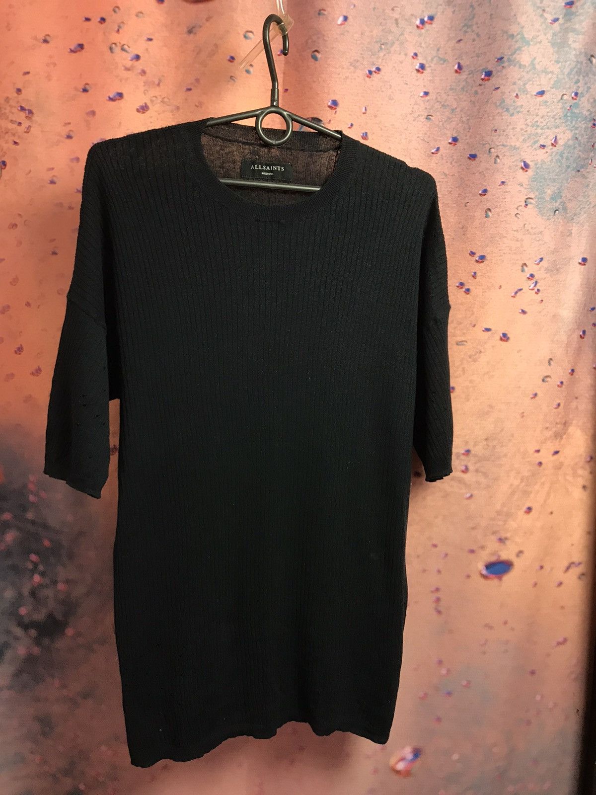 Allsaints Allsaints luxury distressed streetwear linen tee Size US M / EU 48-50 / 2 - 2 Thumbnail