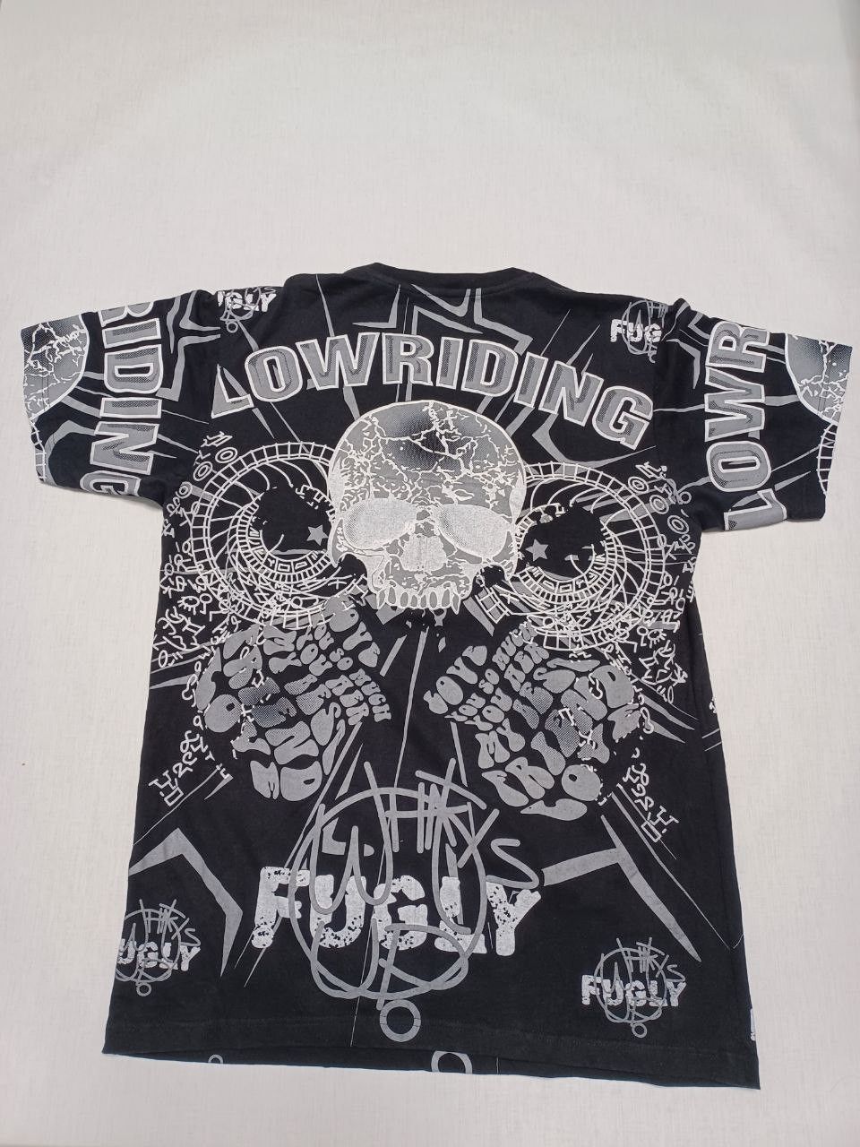 Rap Tees Vintage lowriding skull big logo monogram t-shirt Size US L / EU 52-54 / 3 - 2 Thumbnail