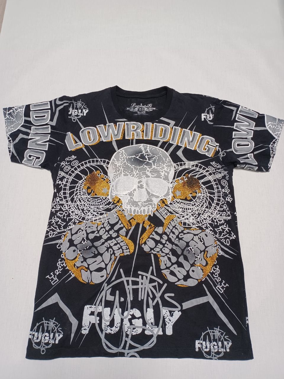 Rap Tees Vintage lowriding skull big logo monogram t-shirt Size US L / EU 52-54 / 3 - 1 Thumbnail
