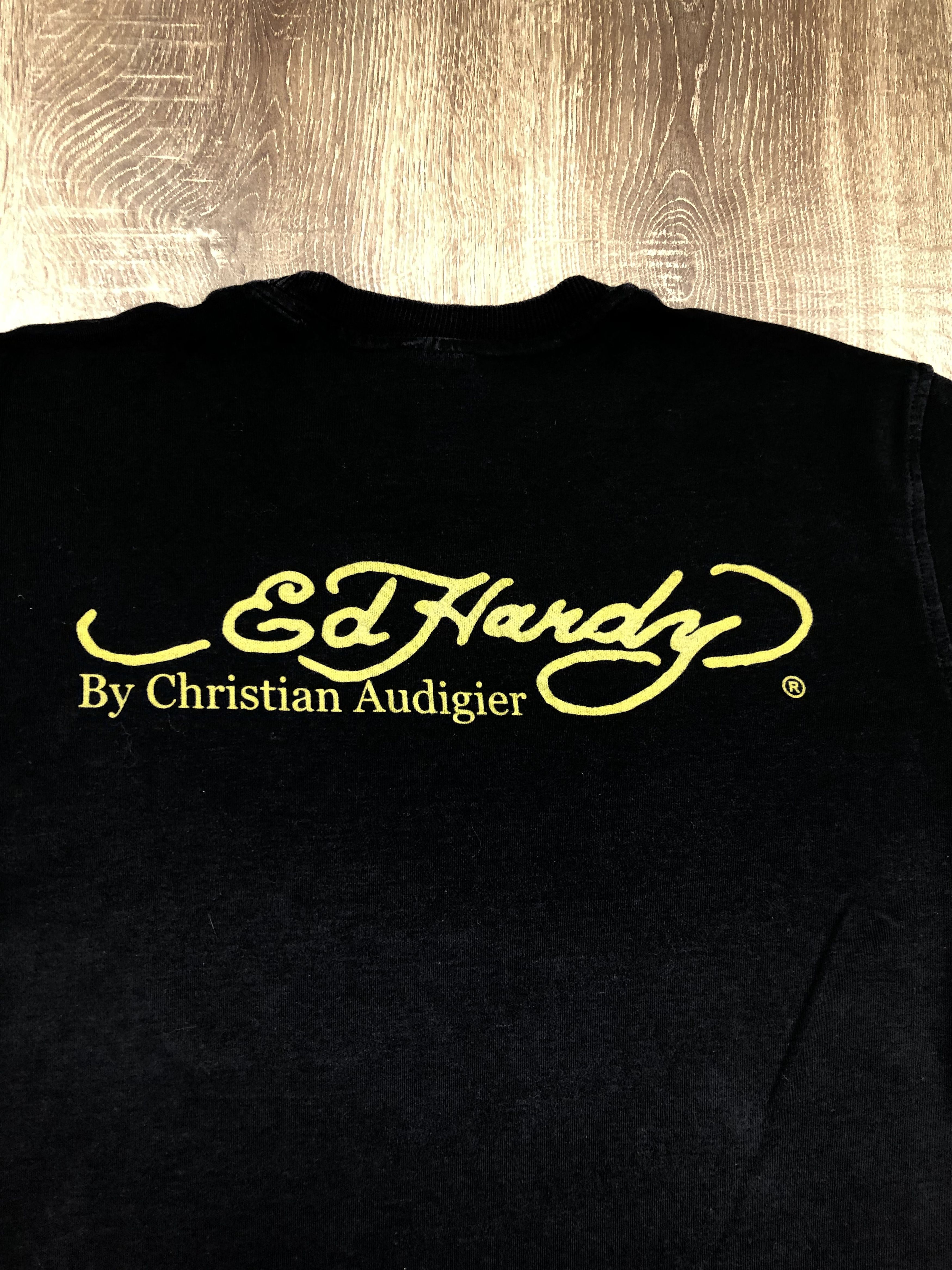 Christian Audigier × Ed Hardy × Vintage Vintage Don Ed Hardy Shirt Rare Y2K Hype Drill Size US M / EU 48-50 / 2 - 10 Thumbnail