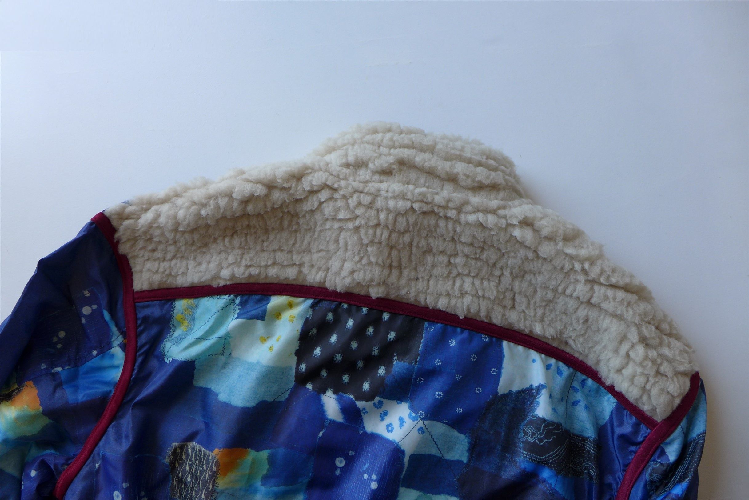 Kapital Kapital FW19 Boro Print x Boa Fleece Jacket Size US L / EU 52-54 / 3 - 5 Thumbnail