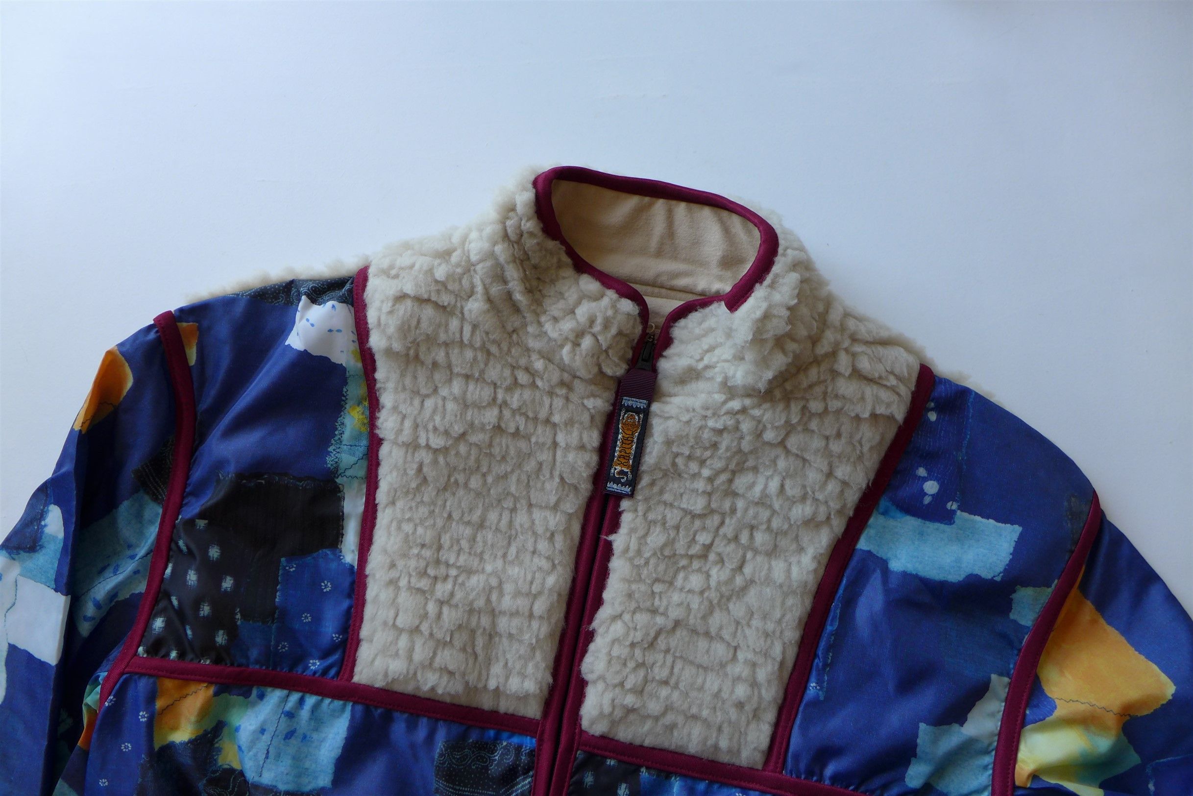 Kapital Kapital FW19 Boro Print x Boa Fleece Jacket Size US L / EU 52-54 / 3 - 4 Thumbnail