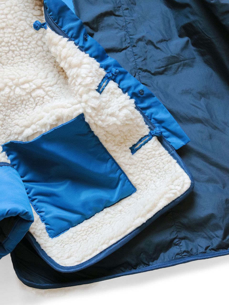 Kapital Kapital Boa Fleece MAKANAI Jacket - Ecru Size US S / EU 44-46 / 1 - 18 Thumbnail