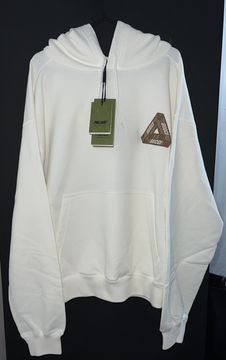 Palace x Gucci, Tri-Ferg GG Ivory Hoodie XS New with Tags and Box