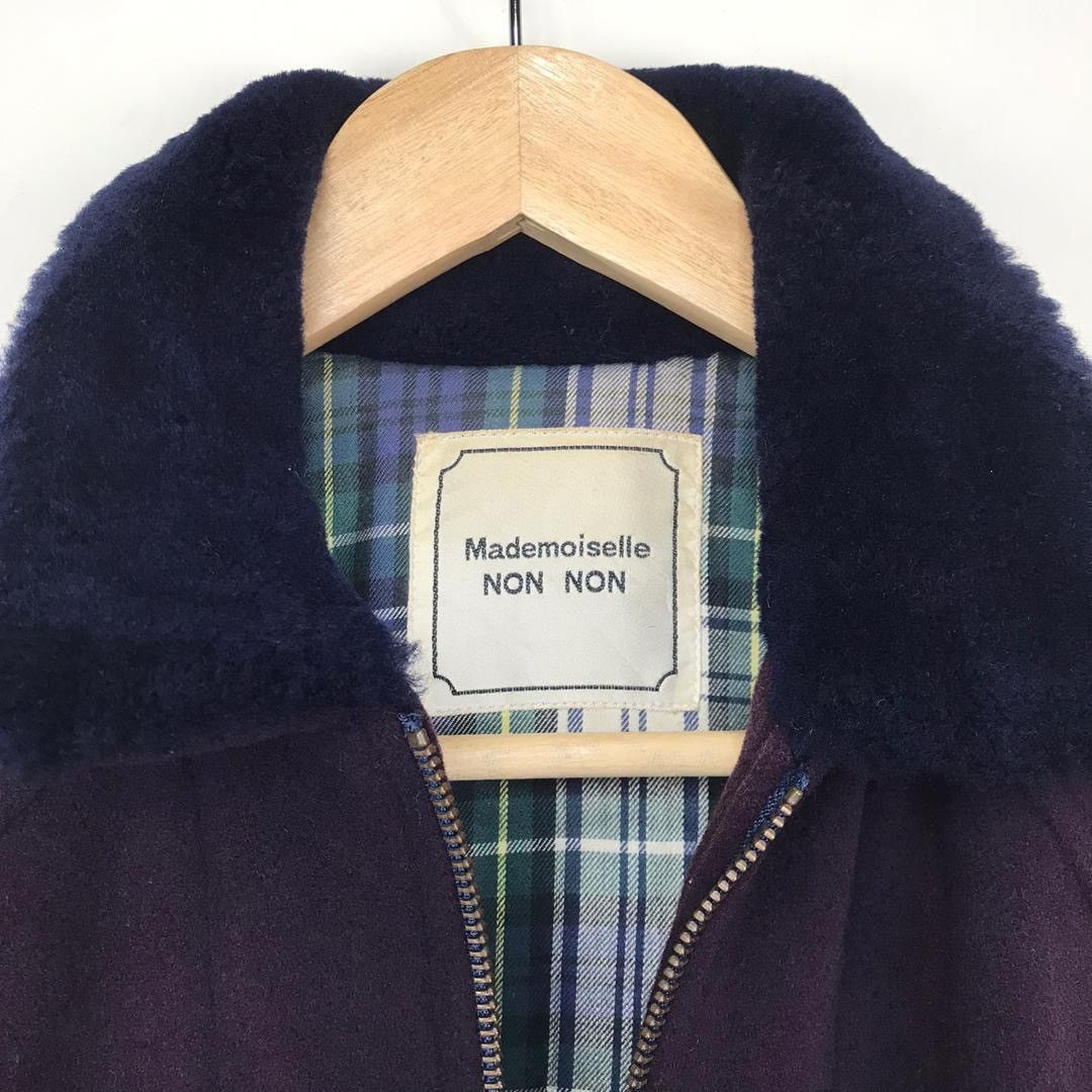 Issey Miyake × Mademoiselle Non Non Vintage Mademoiselle Non Non faded wool bomber Jacket Size US M / EU 48-50 / 2 - 7 Thumbnail
