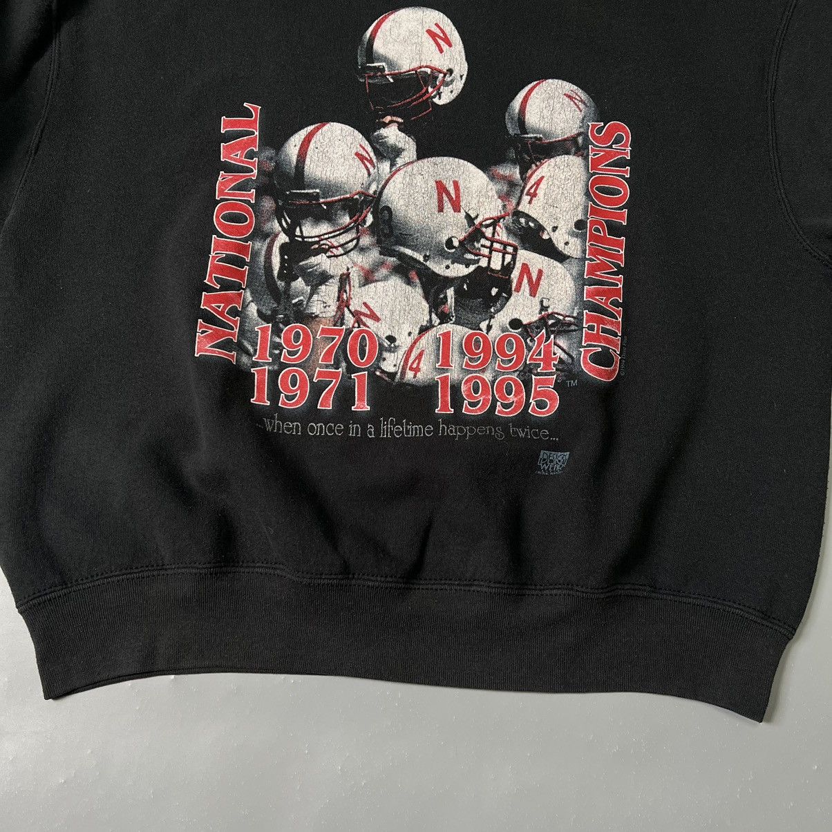Fruit Of The Loom × NCAA × Vintage 1994 Nebraska Cornhuskers National Championship sweatshirt Size US L / EU 52-54 / 3 - 4 Thumbnail