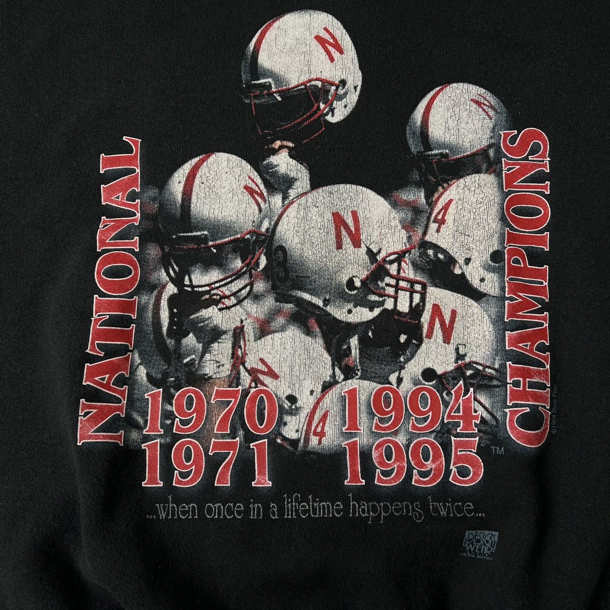 Fruit Of The Loom × NCAA × Vintage 1994 Nebraska Cornhuskers National Championship sweatshirt Size US L / EU 52-54 / 3 - 3 Thumbnail
