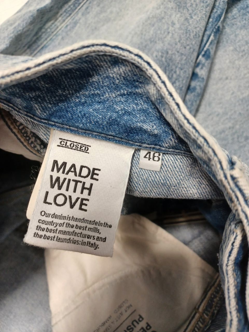 CLOSED Made in Italy Closed pedal pusher jeans handmade Size 32" / US 10 / IT 46 - 6 Thumbnail