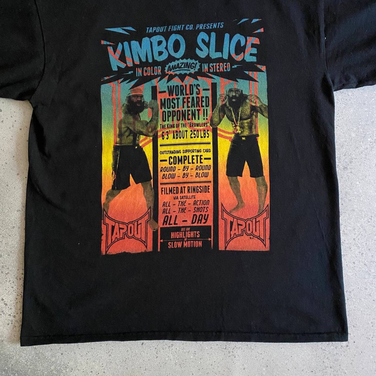 Tapout TAPOUT Kimbo Slice MMA / UFC Fighting Vintage T-Shirt Size US M / EU 48-50 / 2 - 4 Thumbnail