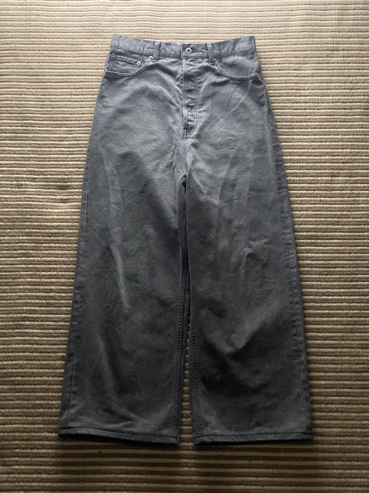 Japanese Brand Vuja De PL Denim Pants Uneven Dye | Grailed