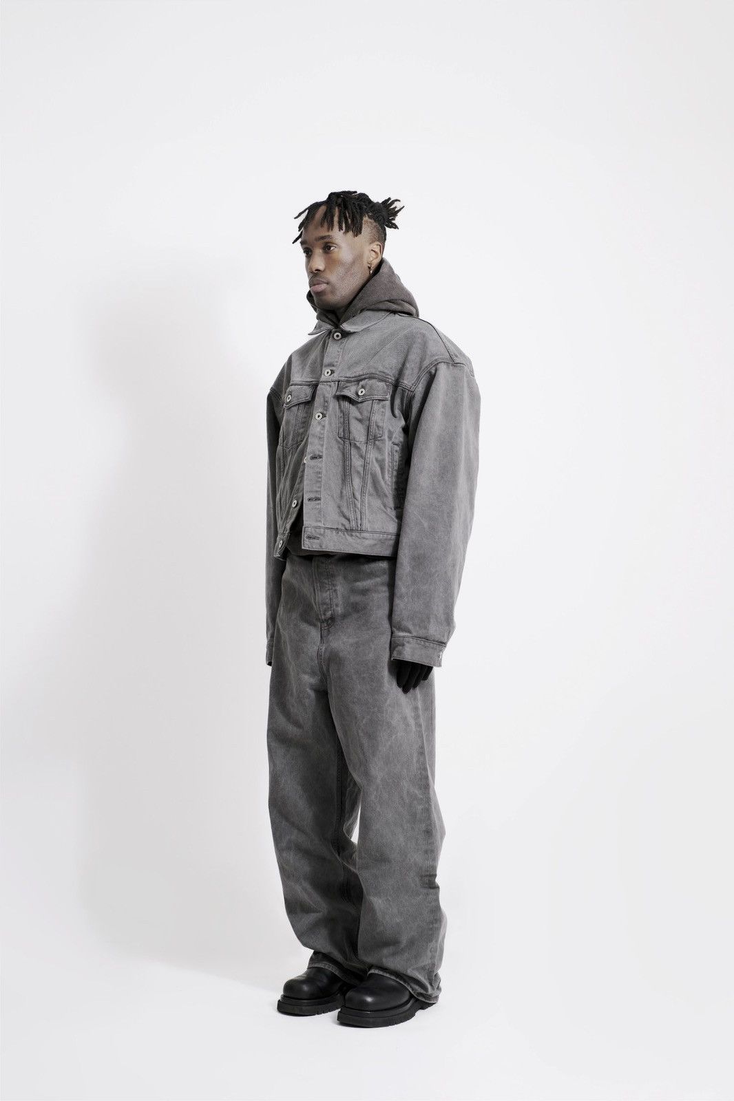 Japanese Brand Vuja De PL Denim Pants Uneven Dye | Grailed