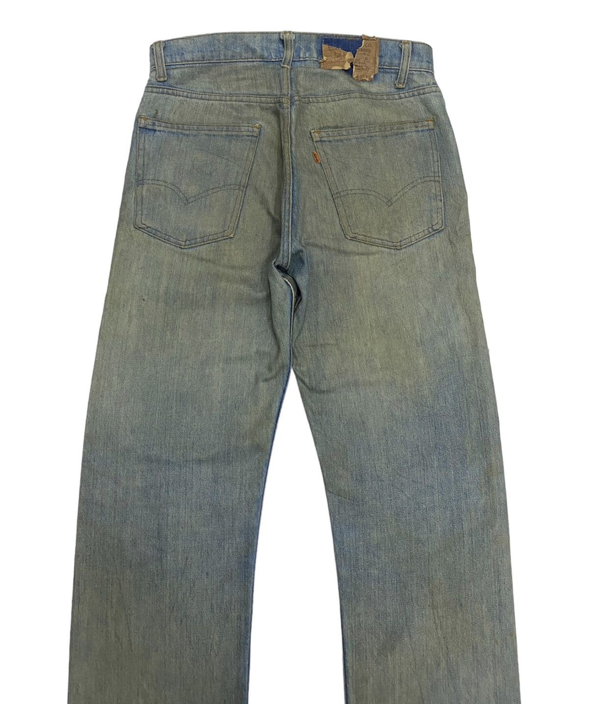JNCO × Levi's × Vintage VTG🔥LEVIS ORANGE TAB 505 #8 DISTRESSED DENIM JEANS Size US 31 - 4 Thumbnail