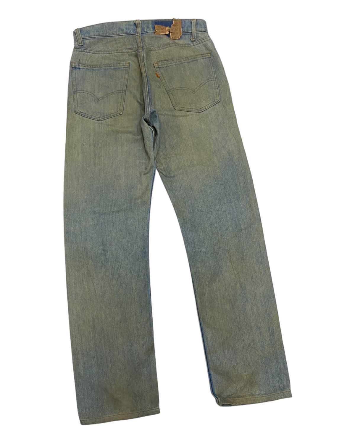 JNCO × Levi's × Vintage VTG🔥LEVIS ORANGE TAB 505 #8 DISTRESSED DENIM JEANS Size US 31 - 13 Thumbnail