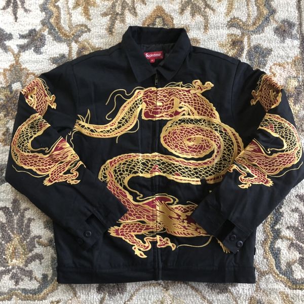 Supreme Dragon Work Jacket FW18 | Grailed