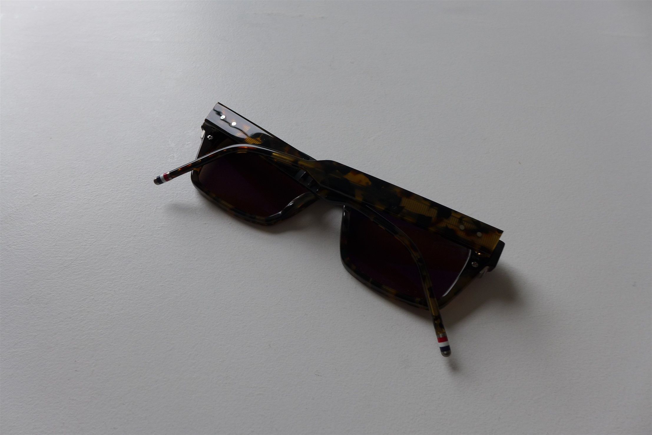 Thom Browne Thom Browne TB 714 Sunglasses - Tokyo Tortoise Acetate Size ONE SIZE - 10 Thumbnail