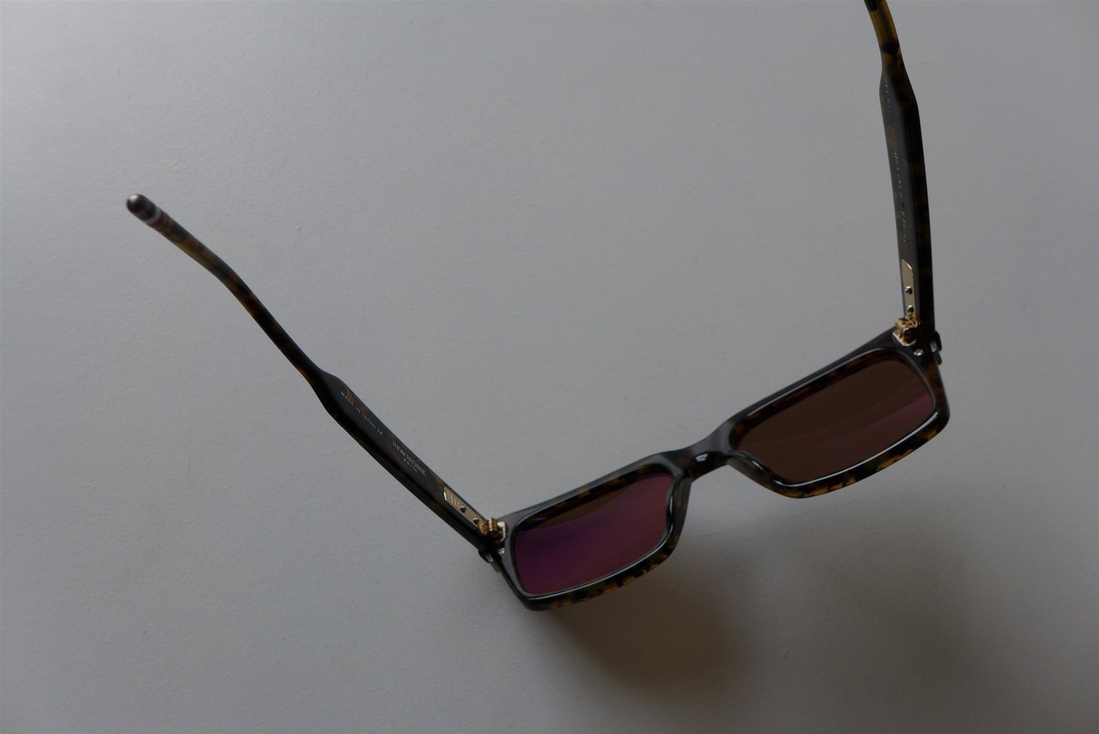 Thom Browne Thom Browne TB 714 Sunglasses - Tokyo Tortoise Acetate Size ONE SIZE - 16 Thumbnail