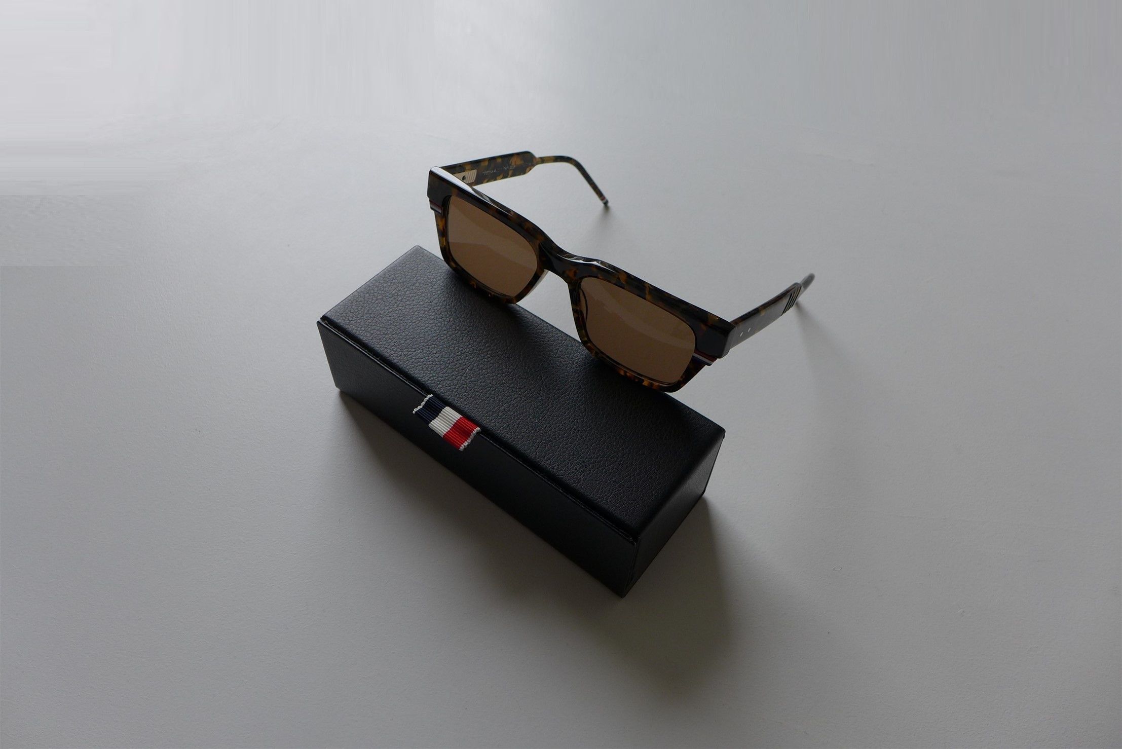 Thom Browne Thom Browne TB 714 Sunglasses - Tokyo Tortoise Acetate Size ONE SIZE - 8 Thumbnail