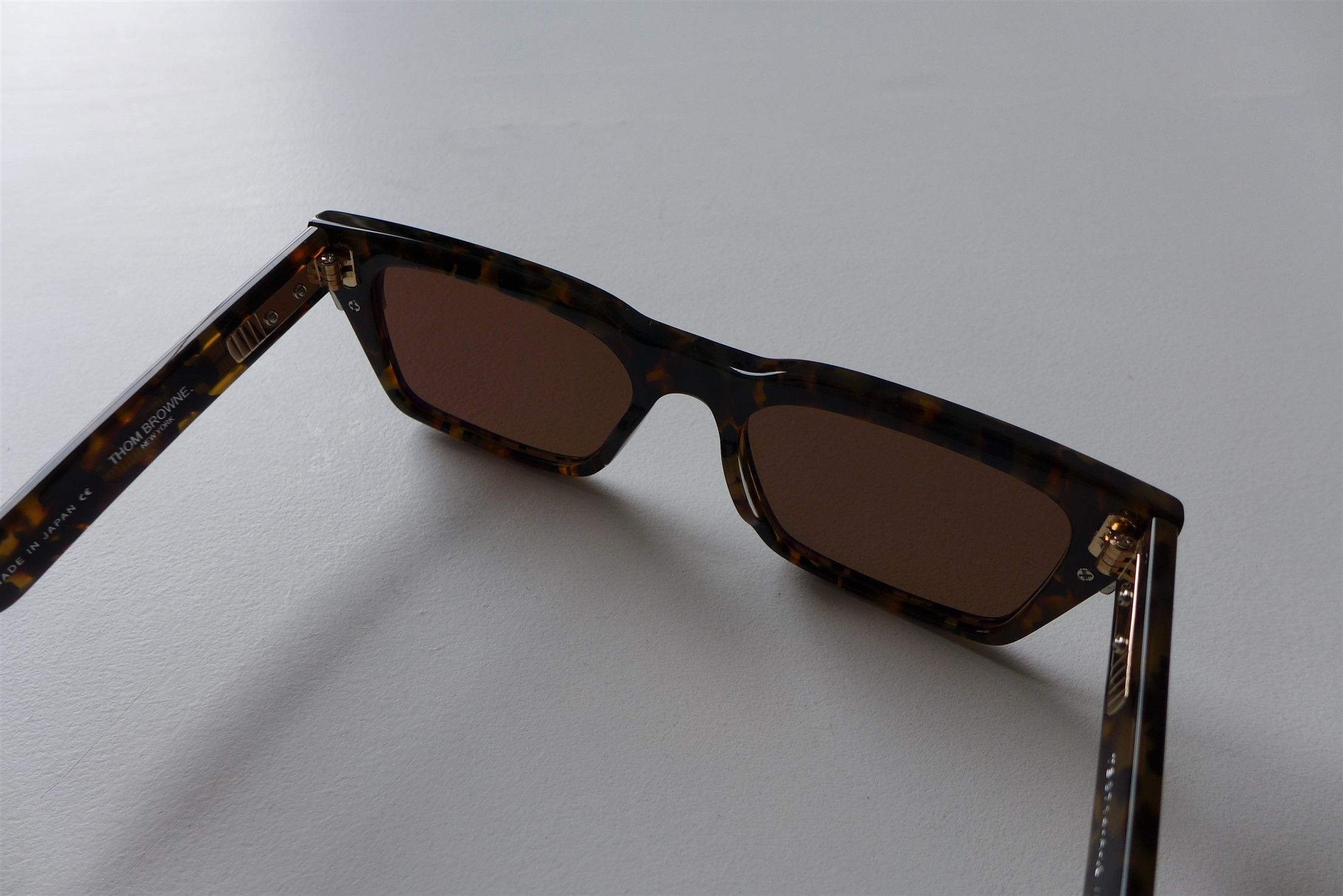 Thom Browne Thom Browne TB 714 Sunglasses - Tokyo Tortoise Acetate Size ONE SIZE - 12 Thumbnail