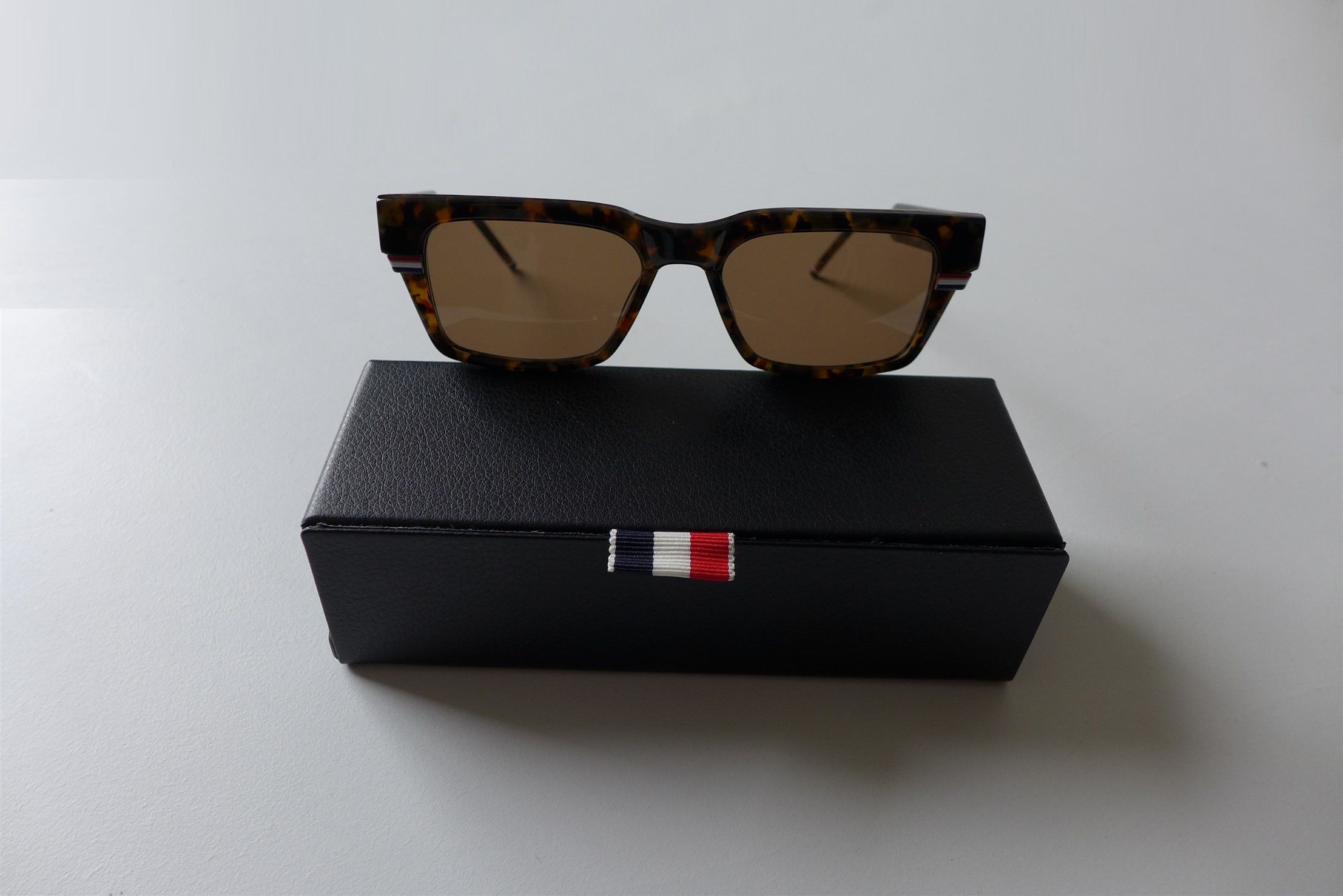 Thom Browne Thom Browne TB 714 Sunglasses - Tokyo Tortoise Acetate Size ONE SIZE - 9 Thumbnail