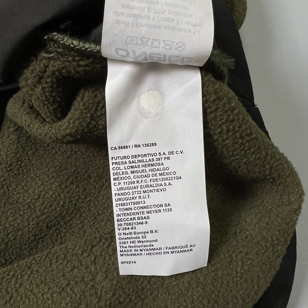 O'Neill O’neill Fleece Hoodie pullover spellout khaki green y2k Size US M / EU 48-50 / 2 - 12 Thumbnail