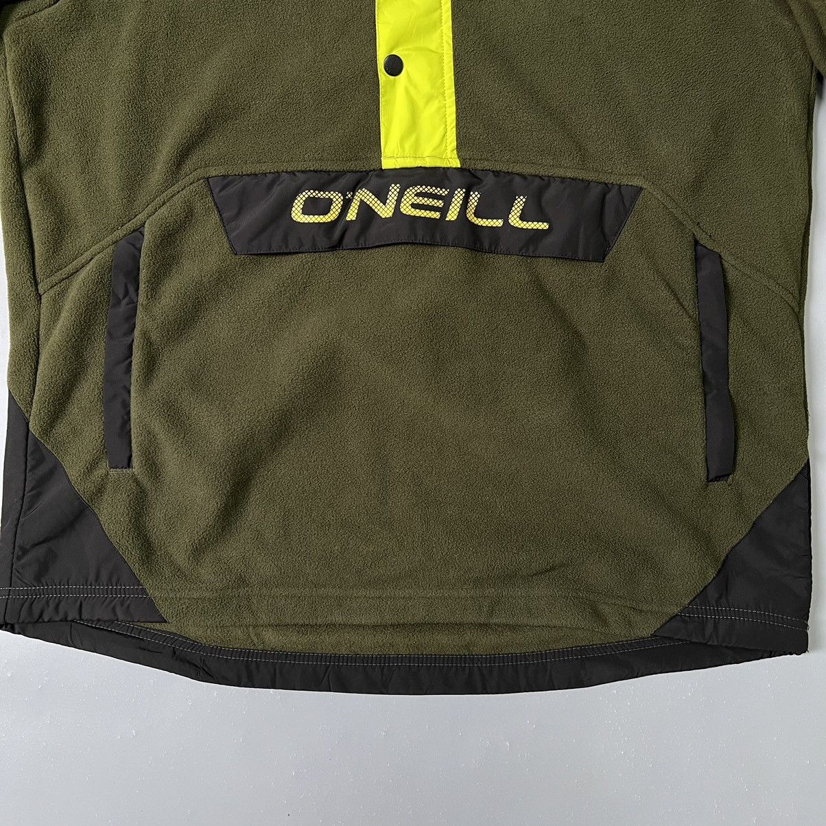 O'Neill O’neill Fleece Hoodie pullover spellout khaki green y2k Size US M / EU 48-50 / 2 - 4 Thumbnail