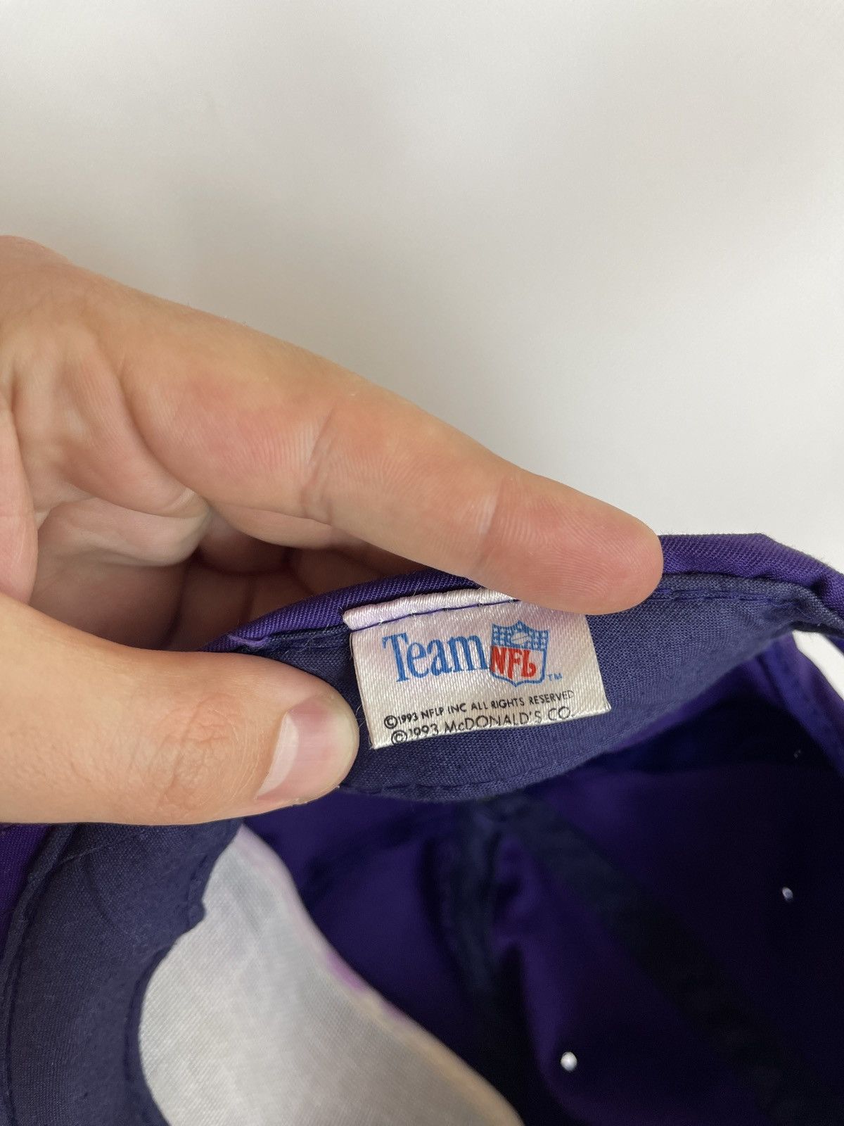 NFL Minnesota Vikings NFL team vintage 1993 cap Size ONE SIZE - 7 Thumbnail