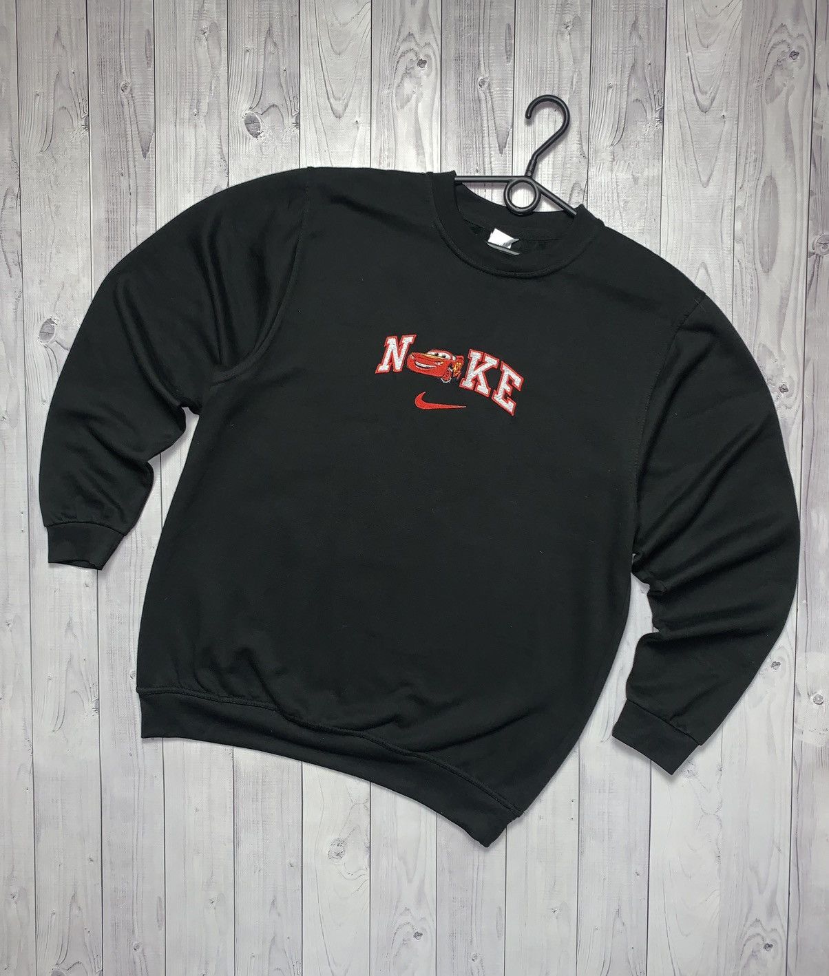 Nike Sweatshirt Lightning McQueen cartoon rare size L