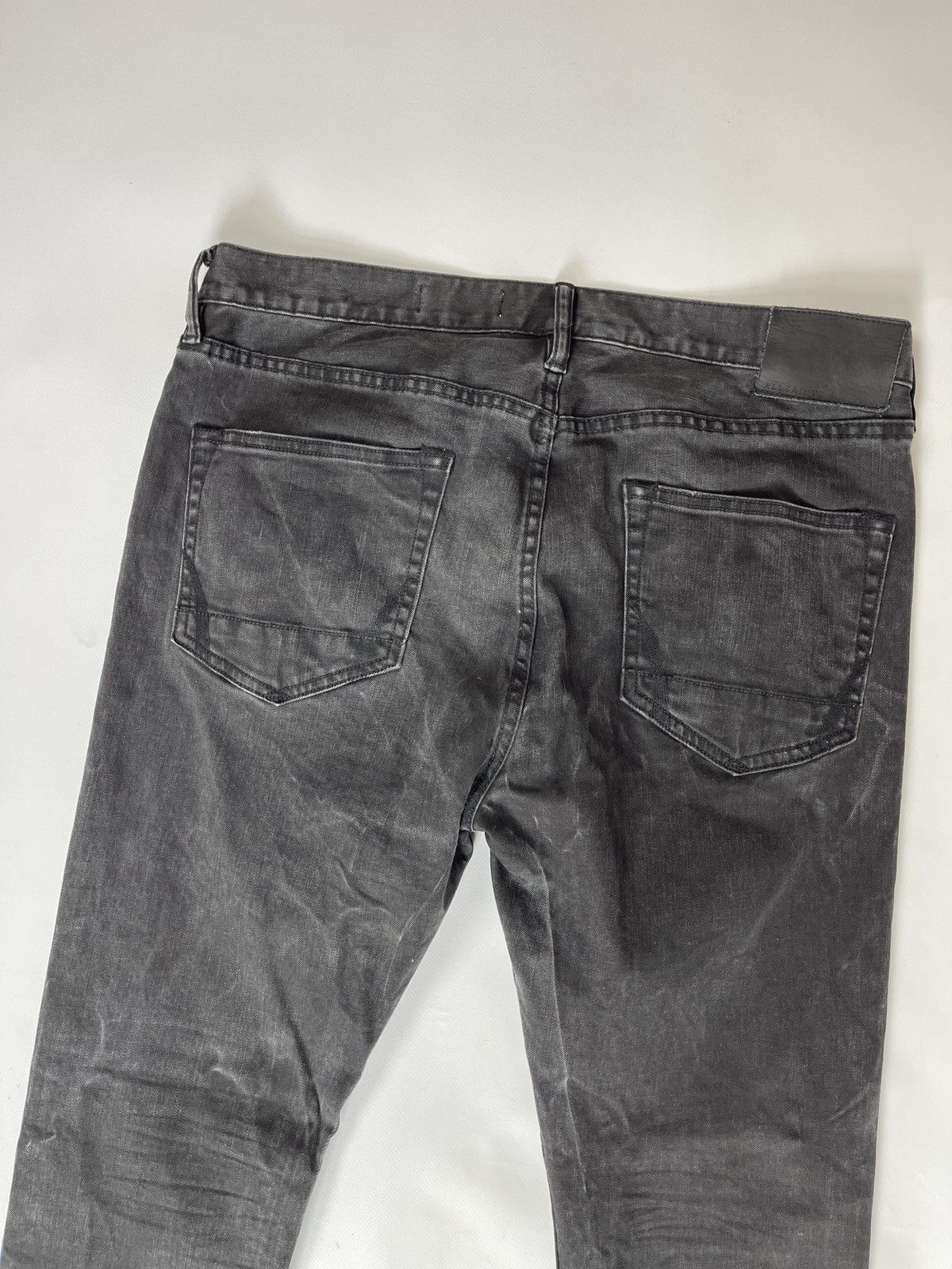 Allsaints Allsaints Naniwa Cigarette faded denim jeans pants Size US 32 / EU 48 - 15 Thumbnail