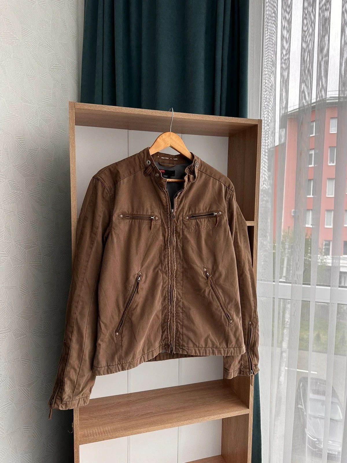 Vintage Diesel Japanese Multipocket Brown Jacket